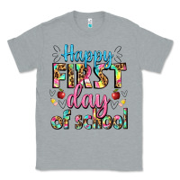 Heather Grey happy first day of school Classic Tee - BundleAndBundleShop