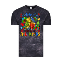 Cloud Black celebrate neurodiversity Vintage Tee - LillyAllenDesigns