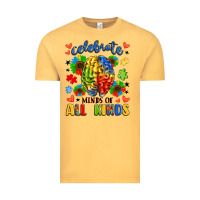 Vintage Mustard celebrate neurodiversity Vintage Tee - LillyAllenDesigns