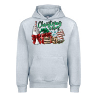 Heather Grey christmas vibes Urban Hoodie - SublimationCraftShop