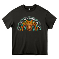Asphalt turquoise cowhide sunflower headband highland cow Heavy Core Tee - Jasminsmagicworld