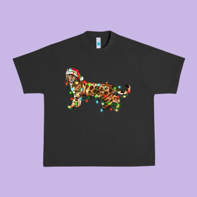 Christmas Bengal Cat Urban Heavy Tee Designed By Lillyallendesigns