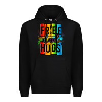 Black free dad hugs Premium Hoodie - OliviaCreatesArt
