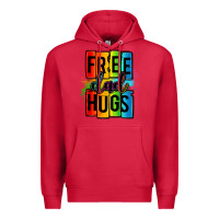 Cardinal free dad hugs Premium Hoodie - OliviaCreatesArt