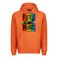 Carrot free dad hugs Premium Hoodie - OliviaCreatesArt