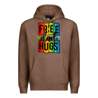 Chestnut free dad hugs Premium Hoodie - OliviaCreatesArt