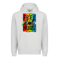 Dove Grey free dad hugs Premium Hoodie - OliviaCreatesArt