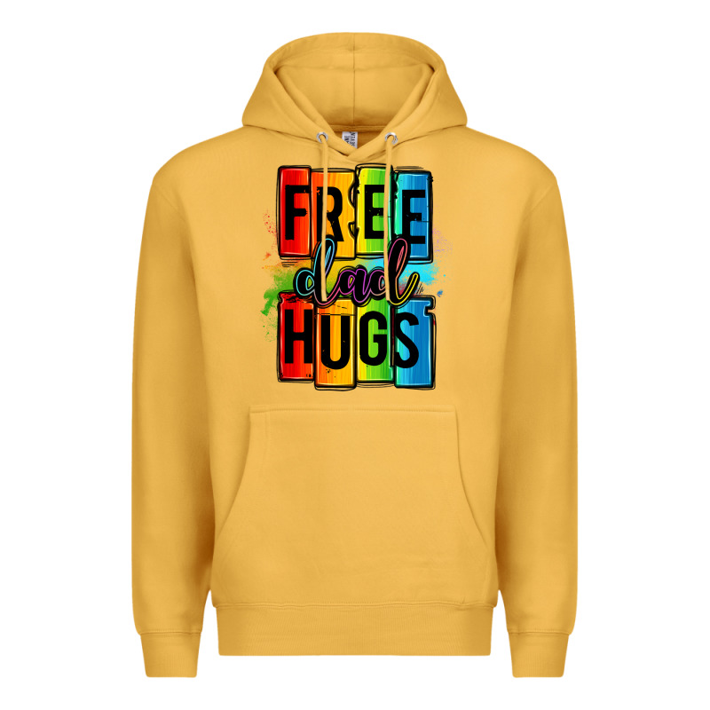 Free Dad Hugs Premium Hoodie by OliviaCreatesArt | Teevron