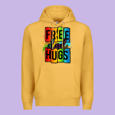 Free Dad Hugs Premium Hoodie Designed By Oliviacreatesart