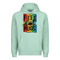 Seafoam free dad hugs Premium Hoodie - OliviaCreatesArt