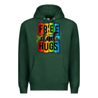 Sports Green free dad hugs Premium Hoodie - OliviaCreatesArt