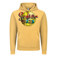 Vintage Mustard softball senior 2023 Vintage Hoodie - BundleAndBundleShop