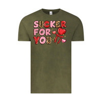 Lovethemed Typography With Heart Lollipop Vintage Tee | Teevron