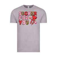 Vintage Zinc lovethemed typography with heart lollipop Vintage Tee - LillyAllenDesigns