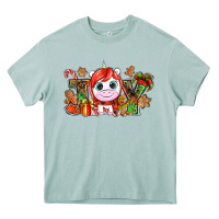 Arona Joy unicorn Christmas Heavy Core Tee - NancyCooperArtShop