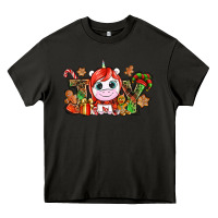 Asphalt Joy unicorn Christmas Heavy Core Tee - NancyCooperArtShop