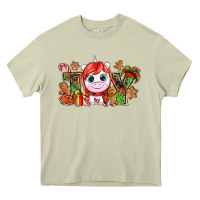 Mossy Joy unicorn Christmas Heavy Core Tee - NancyCooperArtShop