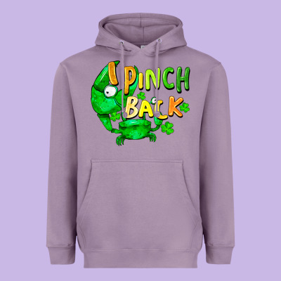 I Pinch Back With Crab St. Patricks Day Heavyweight Hoodie Designed By Fadigitalartstudio