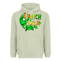 Matcha I pinch back with crab st. patricks day Heavyweight Hoodie - FaDigitalArtStudio