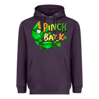 Plum I pinch back with crab st. patricks day Heavyweight Hoodie - FaDigitalArtStudio