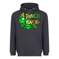 Smoke I pinch back with crab st. patricks day Heavyweight Hoodie - FaDigitalArtStudio