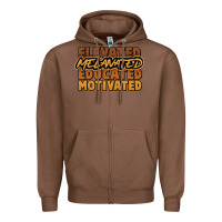 Chestnut Elevated melanated educated motivated Zipper Hoodie - HowdyJamesFarm