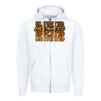 White Elevated melanated educated motivated Zipper Hoodie - HowdyJamesFarm