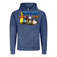 Vintage Denim daycare dude Vintage Hoodie - BundleAndBundleShop