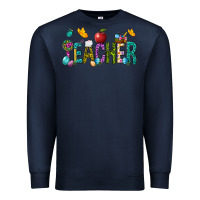 Navy Easter Teacher Premium Sweatshirt - BundleAndBundleShop