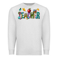 Oatmeal Heather Easter Teacher Premium Sweatshirt - BundleAndBundleShop