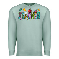 Seafoam Easter Teacher Premium Sweatshirt - BundleAndBundleShop