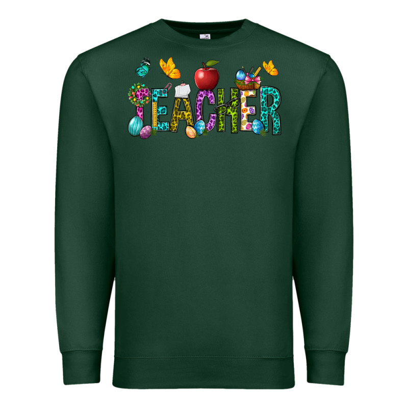Easter Teacher Premium Sweatshirt by BundleAndBundleShop | Teevron