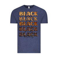 Vintage Denim typography variations in animal and glitter textur Vintage Tee - LillyAllenDesigns