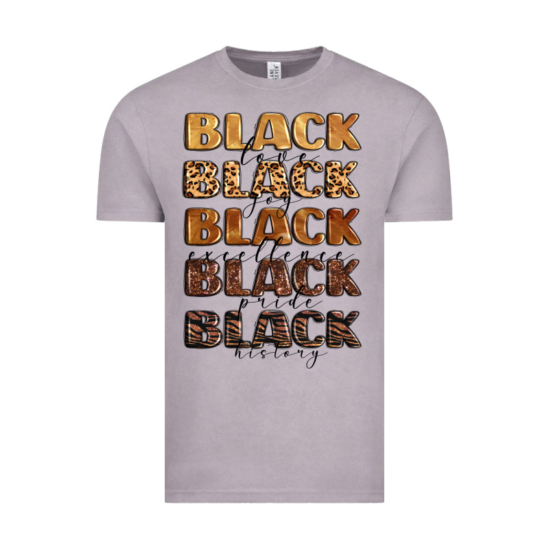Typography Variations In Animal And Glitter Textur Vintage Tee by LillyAllenDesigns | Teevron