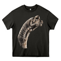 Asphalt brachiosaurus face Heavy Core Tee - LillyAllenDesigns