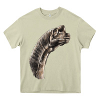 Mossy brachiosaurus face Heavy Core Tee - LillyAllenDesigns