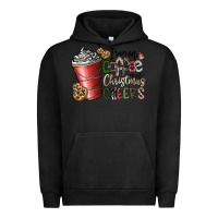Pigment Black I Run On Coffee And Christmas Cheers Urban Hoodie - CowhideDigitalArt