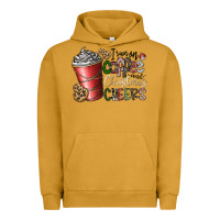 Pigment Peanut Butter I Run On Coffee And Christmas Cheers Urban Hoodie - CowhideDigitalArt