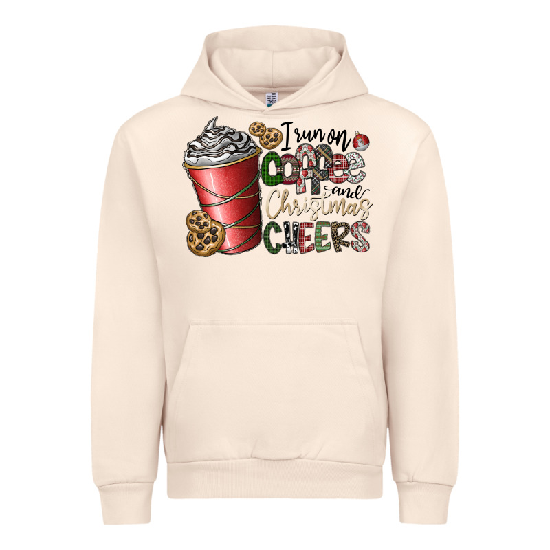 I Run On Coffee And Christmas Cheers Urban Hoodie by CowhideDigitalArt | Teevron