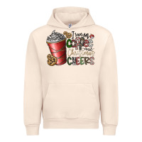 Sandshell I Run On Coffee And Christmas Cheers Urban Hoodie - CowhideDigitalArt