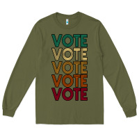 Army Green VOTE Long Sleeve Tee - Bettercallsaul