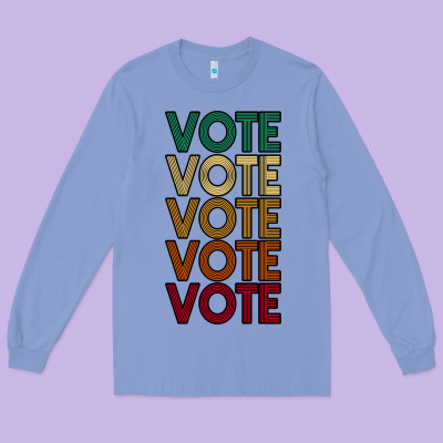 Vote Long Sleeve Tee Designed By Bettercallsaul