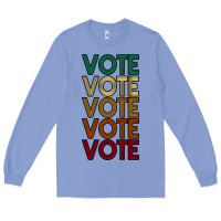 Colony Blue VOTE Long Sleeve Tee - Bettercallsaul