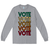 Heather Grey VOTE Long Sleeve Tee - Bettercallsaul