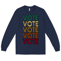 Navy VOTE Long Sleeve Tee - Bettercallsaul