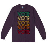 Plum VOTE Long Sleeve Tee - Bettercallsaul