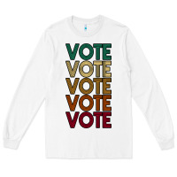 White VOTE Long Sleeve Tee - Bettercallsaul