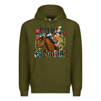 Army Green long live cowgirls Premium Hoodie - OliviaCreatesArt