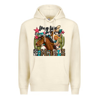 Sandshell long live cowgirls Premium Hoodie - OliviaCreatesArt