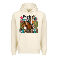 Tofu long live cowgirls Premium Hoodie - OliviaCreatesArt